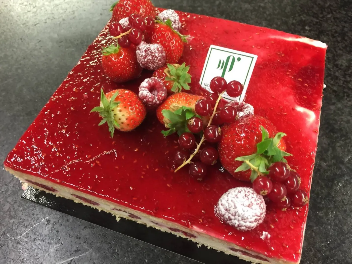 Entremets framboisier